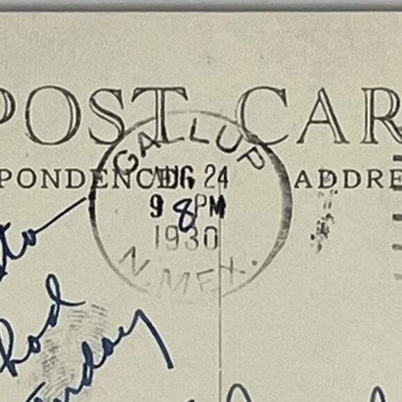 1930 RPPC Native American Indians Woman Baby Franklin 1c Stamp Postcard Perf - Picture 3 of 5